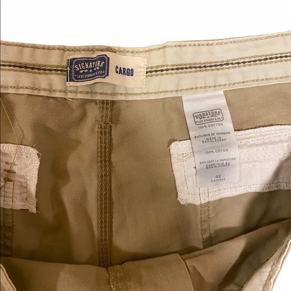 TOMMY HILFIGER + LEVI Mens Khaki Cargo Shorts sz42 - Picture 4 of 8